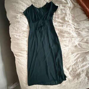 Express Green Corset Dress